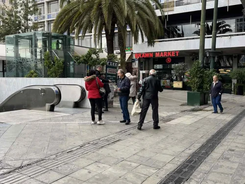 Δράσεις ΓΣΕΕ στην Ομόνοια
