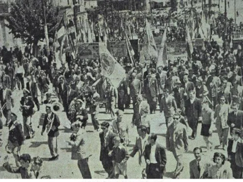 Εργατική Πρωτομαγιά - 1951 - Πρωτομαγιάτικη Εκδήλωση